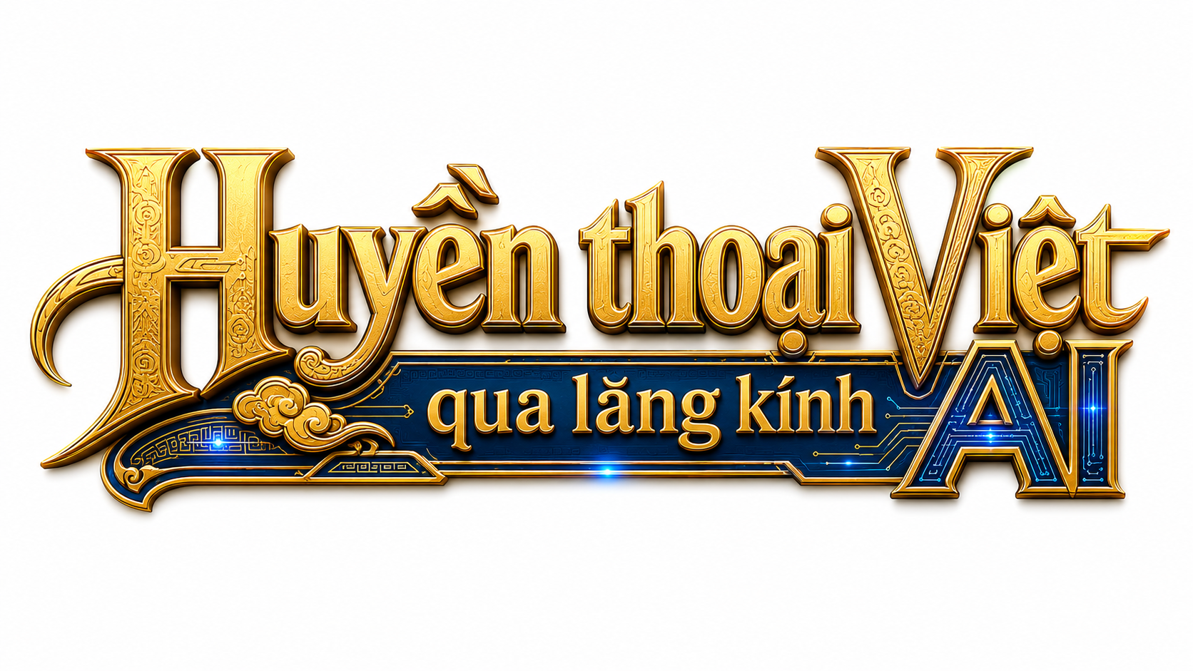 Logo Huyền thoại Việt qua lăng kính AI